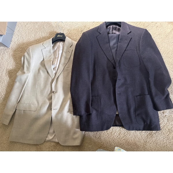 Two 42T Men's Blazers, Made in Italy
