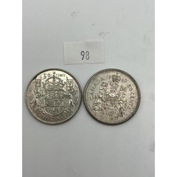 1952/1960 Canadian 50 Cents