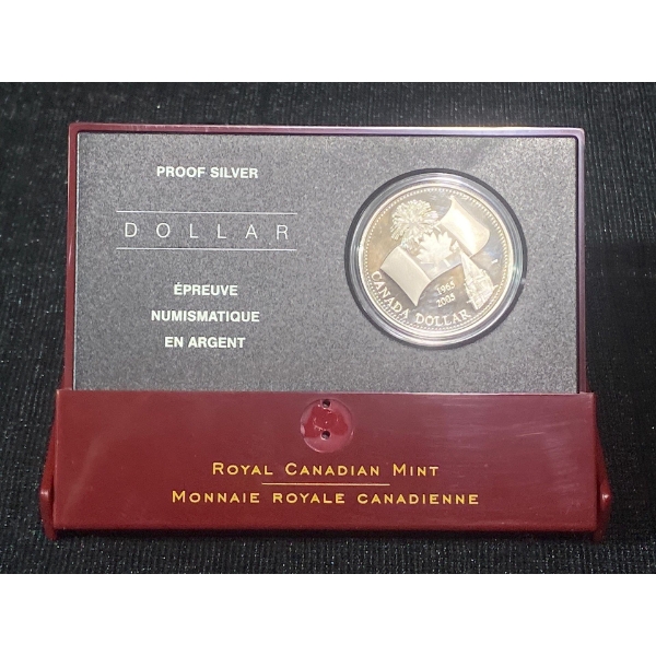 2005 RCM Proof Silver 99.9% Silver Dollar. 25.175 grams