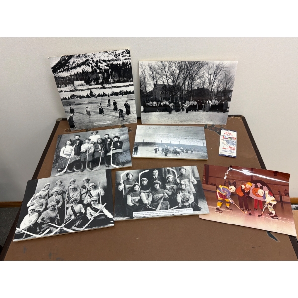 Women's Ice Hockey Memorabilia and Historical Photographs