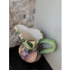 Image 6 : Unique Earthenware Hand-Painted Jug & Gold-Toned Anniversary Clock Featuring Roman 