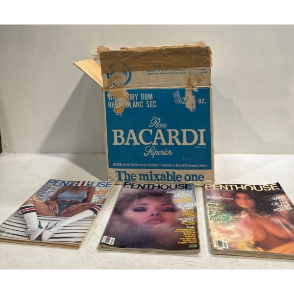 Box of Adult Magazines, Penthouse 77-83
