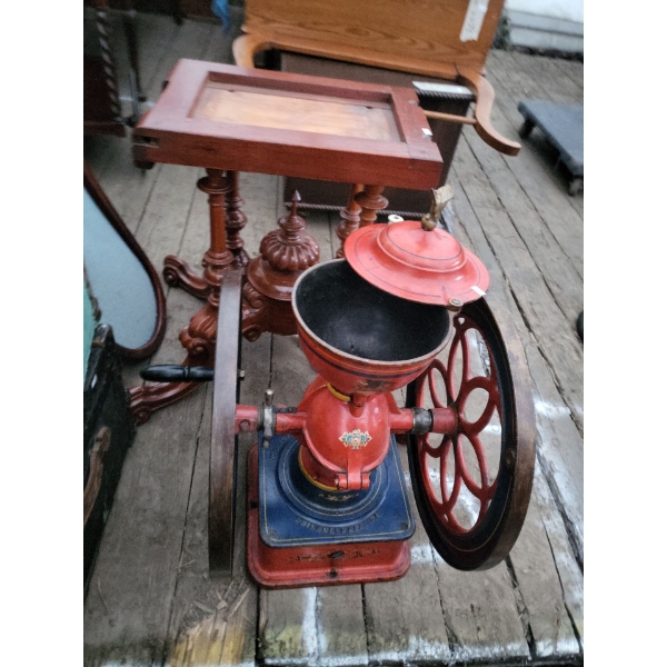 Antique Enterprise Cast Iron Coffee Grinder (BRING ASSISTANCE FOR PICKUP) Reserve of $1000.00