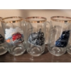 Image 5 : Collectible Canadian National (CN) Gold Rimmed Beer Mugs w/ Ashtray