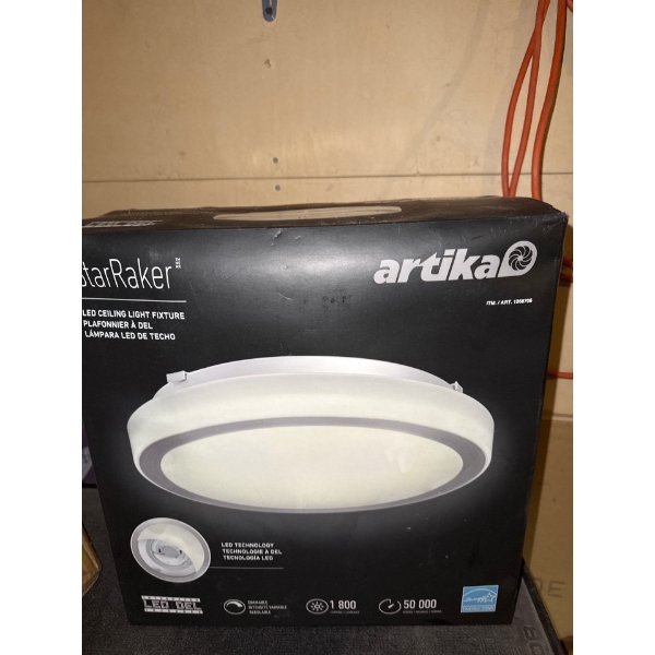 Artika StarRaker Light Fixture New in Box 