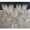 Image 1 : Set of 7 Vintage Godinger Shannon Crystal Goblets in the Dublin Pattern
