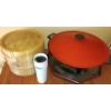 Image 2 : Electric Wok Cooker w/ Bamboo Steamer, Fondue Maker & More