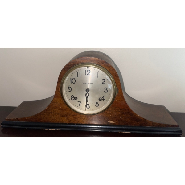 New Havon Duo Strike Cathedral Gong Movement Mantle Clock 21x8