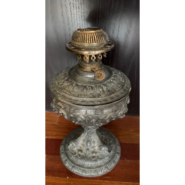Antique German Petroleum Oil Table Lamp - 12T