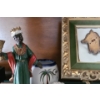 Image 2 : Assorted Collectibles Including: Avon Bottle w/ Roses, Frame 7.5 X 8, Wise Man 8 T and More!
