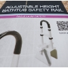 Image 2 : Drive Adjustable Bathtub Safety Rail Model RTL12036-ADJ (New in Box)
