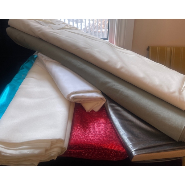 Meters & Meters of Fabric - Assorted Varieties Colors & Styles (4)