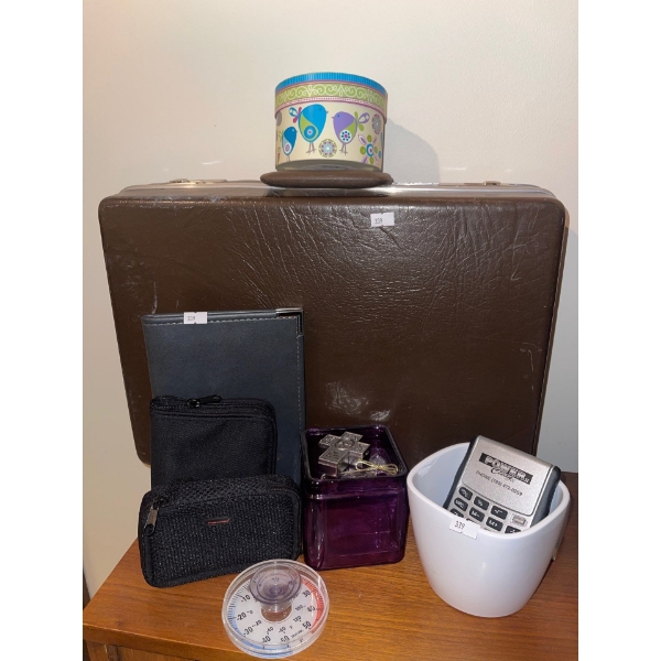 Vintage Household Staples Mini Television Wallet Bags Calculater & More