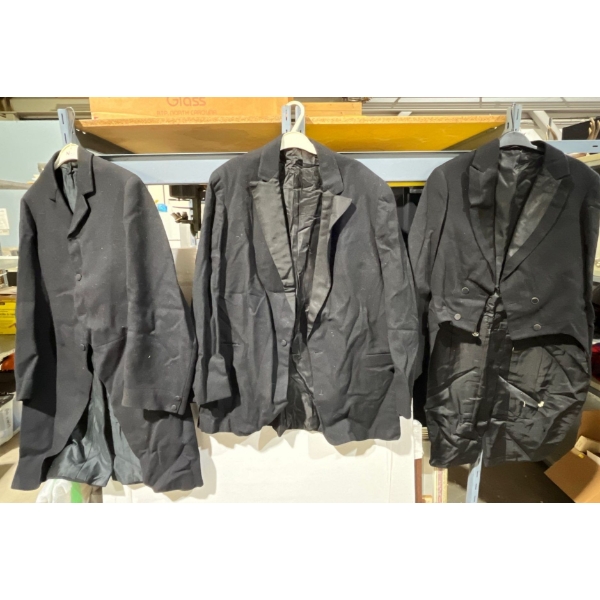 Collection of Vintage Suit Jackets plus Vest