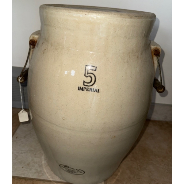 5 Imperial Medalta Potteries Antique Butter Churn Crockery 18T