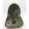 Image 2 : Soapstone Seal Sculpture, 8 Inches, Canadian Eskimo Art