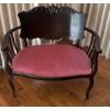 Solid Wood Long Chair - 38In Wide, 35In Tall 