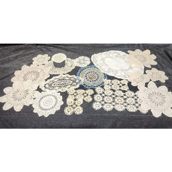Antique Doilies and Placemats- Delicate Handiwork