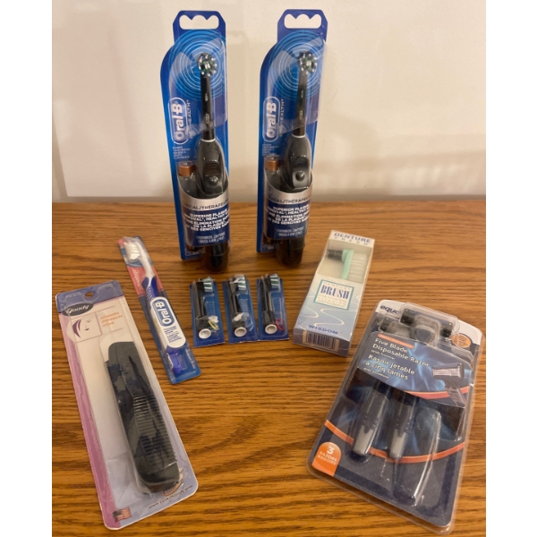 New Personal Care Products - Electric Toothbrushs w/ Accessories 5 Blade Razor & More