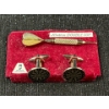 Image 2 : Stratton Dart Cufflinks & Tie Clip Set
