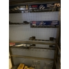 Image 3 : Metal Pegboard Display Rack With Wooden Frame