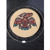 Image 1 : Alaskan Totemic Art: Hand-Made "Raven" Design, 12" Diameter, Signed by Artist Juliena Sharp