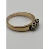Image 3 : Ladies Past Present Future Vintage Diamond 14 k Ring
Size 7-8 (4.39g)