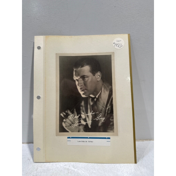 Lawrence Gray Autograph