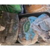 Image 3 : Assortment of Mulch, Peat Moss, Soil, and Planters- Largest: 14 W, 14 D, 11 T