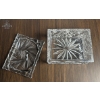 Image 4 :  Vintage Bohemian Lead Crystal Pieces, Characterized By Their Intricate "pinwheel" Hand-cut 24% lead