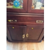Image 6 : Large Solid Wood China Cabinet, Contents NOT Included - 75W, 18D, 80T
