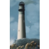 Image 3 : Painting of Lighthouse, Artist H.Gailey, 31.5 X 43.5 Paint on Canvas Framed 