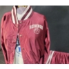 Image 2 : Burgendy Red "RedWings" Track Suits with Signed 2001 Men's Basketball Tee , SZ L