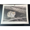 Image 2 : Alex Halliburton 3 Copies of Feline Sanctuary 15Tx22.5W