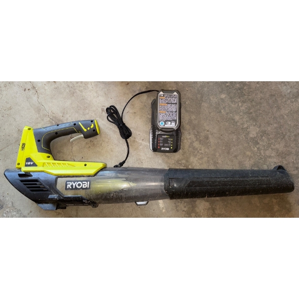 RYOBI 18V Blower w/ Charger & Battery 