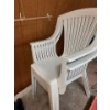 Image 3 : Lawn Chair Collection - Red Extendable Chairs (2), Grey Plastic Chairs, Bonus Chair 