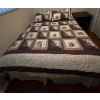 Image 2 : Double Bed w/ Quilts, Mattress, Box Spring and Frame 