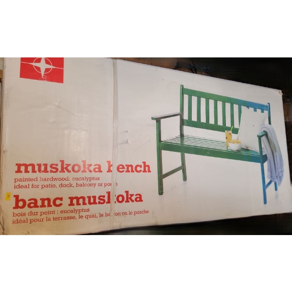 Tera Gear Painted Hardwood Muskoka Bench