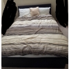 Image 1 : Double Size Bed w/ bedding, Mattress, Spring 