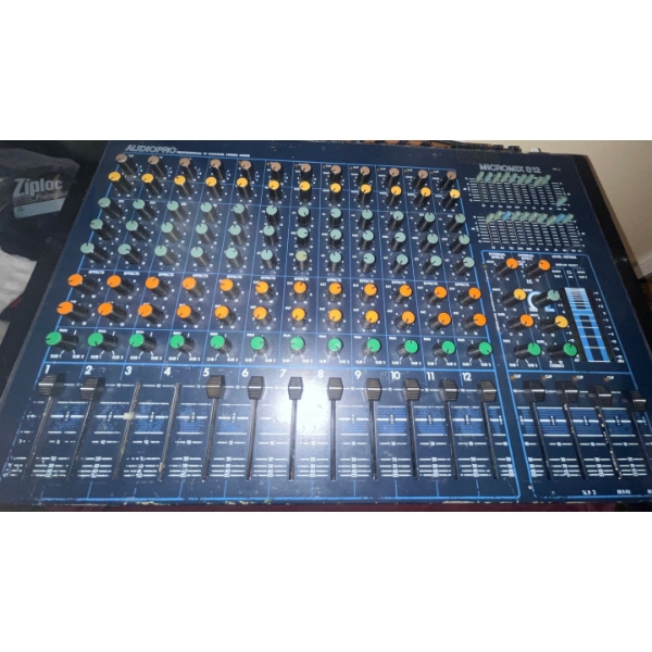 AUDIOPRO MICROMIX S12 Pro 12 Channel Stereo Mixer