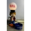 Image 7 : Barware Lot Featuring Figural Lamp, Miniature Whiskey Bottles, and Bar Accessories