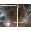 Image 2 : Corner Display Cabinet with Mirrored Back, Glass Shelves, and Light 72 T, 26 L, 11 W