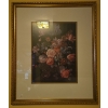Image 2 : 2 Framed Floral Prints - 22W, 26T (One is Signed J.F.K) 