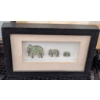 Image 8 : Framed Artwork Collection Including Two Lithographic Prints & Cross-Stitch Portrait