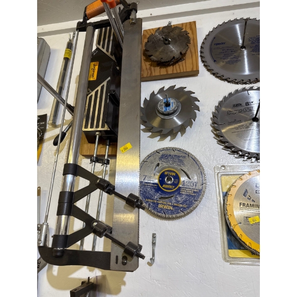 New Blade Collection - Metal & Wood w/ Tile Saw & More 