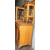 Image 11 : Wooden Display Cabinet w/ Bevelled Glass Doors (No Key Included) 58 W, 22 D, 76 T