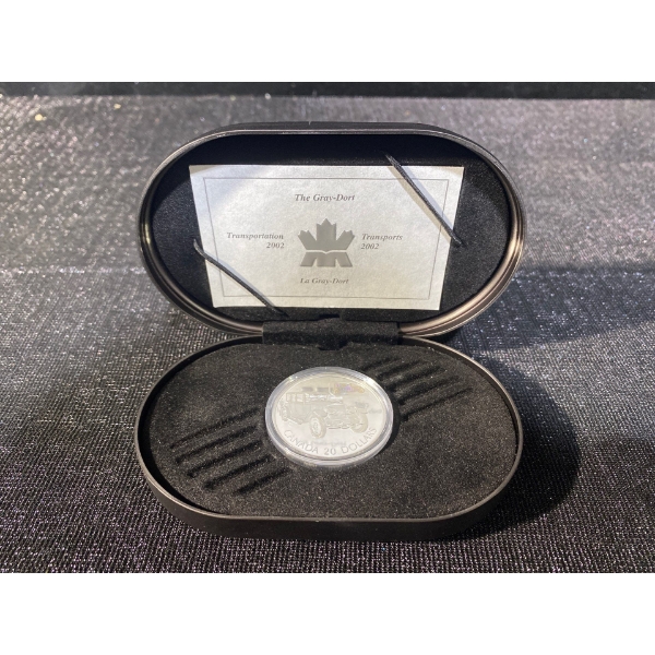 The Gray-Dort Transportation 2002 Canadian 20 Dollar Coin