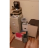 Image 1 : Office Equipment Including 10 Sheet Shredder, Filing Cabinets, and Accessories