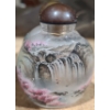 Image 1 : Wang Xisan Ji School Reverse Painting Of Waterfalls Snuff Bottles