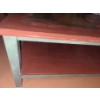 Image 3 : Country Style Wooden Table with Painted Rose Motif 47 L, 24 W, 18 T